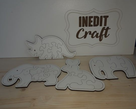 Puzzle lemn animale [2]