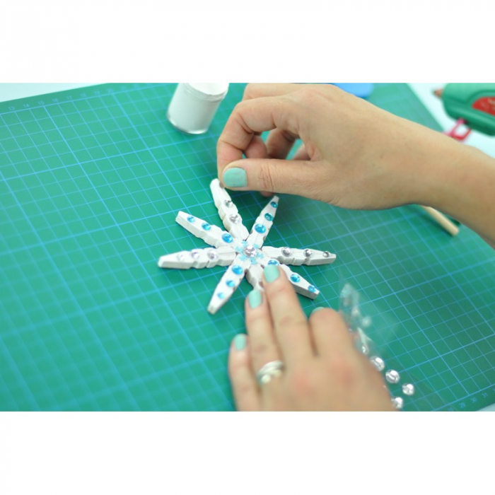 Accesorii craft - AD005A Bling bling diamante albastru DACO [2]
