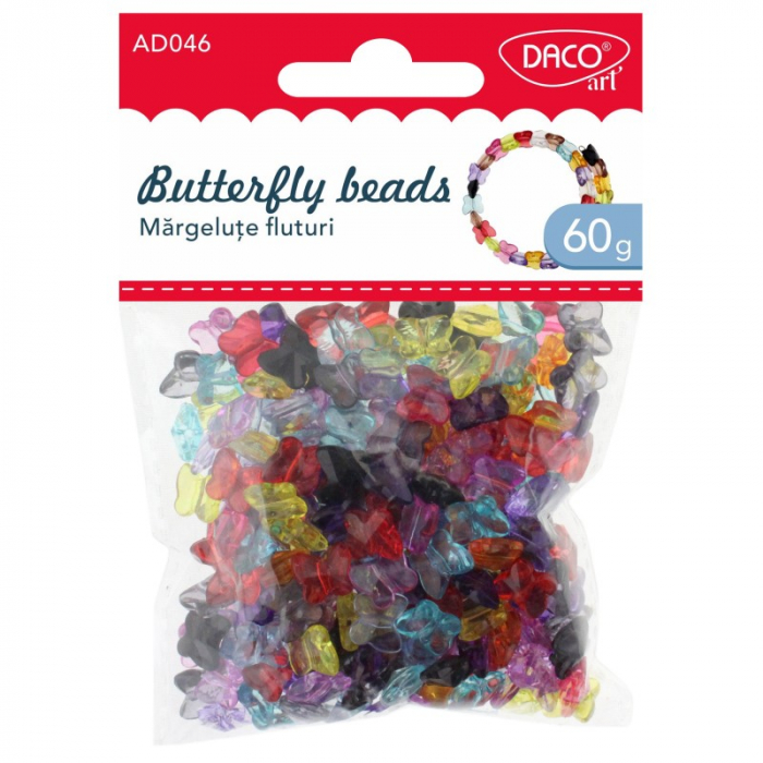 Accesorii craft - AD046 Mărgele fluturi DACO [1]