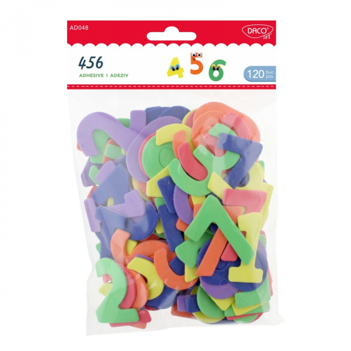 Accesorii craft - AD048 Cifre spumă autoadezivă DACO [1]