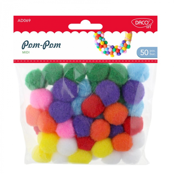 Accesorii craft - AD069 Pom-pom midi DACO [1]