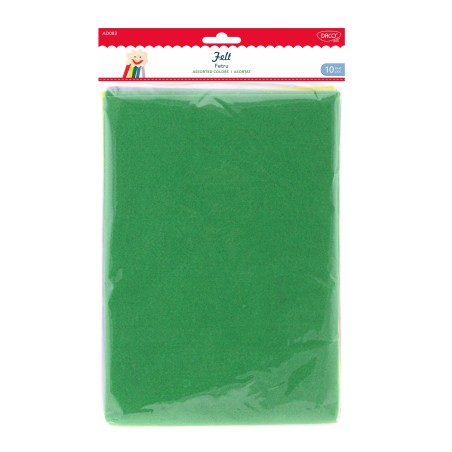 Accesorii craft - AD082 Fetru asortat 5 culori, 10 bucăți DACO [1]
