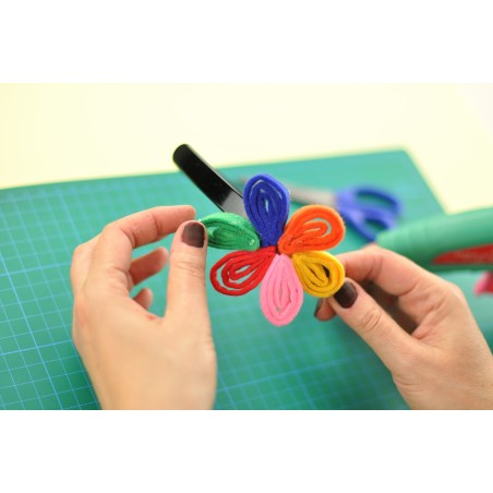 Accesorii craft - AD082 Fetru asortat 5 culori, 10 bucăți DACO [2]