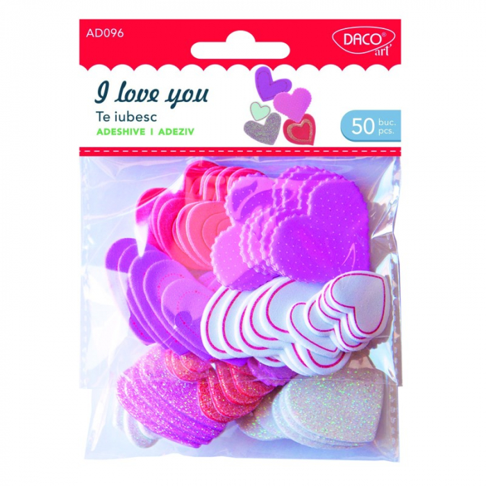 Accesorii craft - AD096 Te iubesc spumă DACO [1]