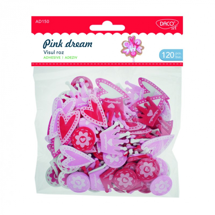 Accesorii craft - AD150 Visul roz spumă DACO [1]