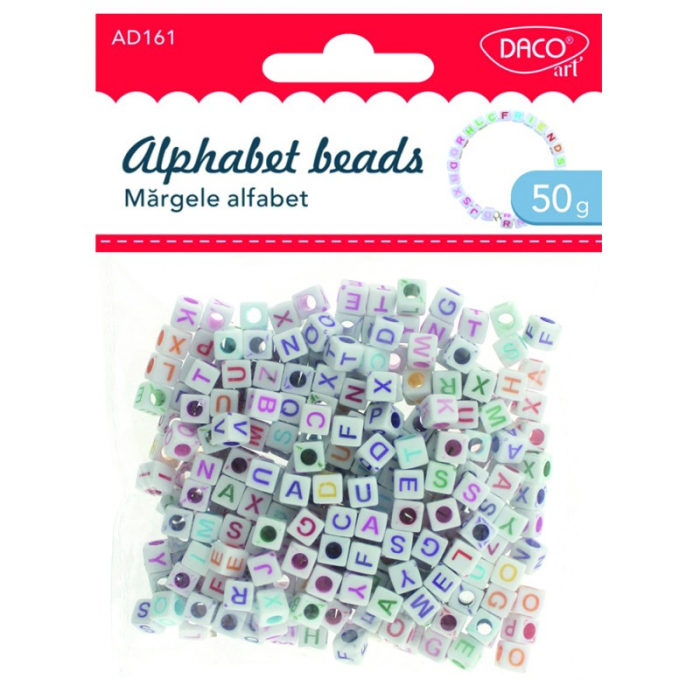 Accesorii craft - AD161 Mărgele alfabet DACO [1]