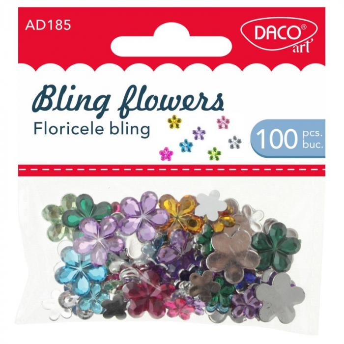 Accesorii craft - AD185 Floricele bling DACO in stoc [1]