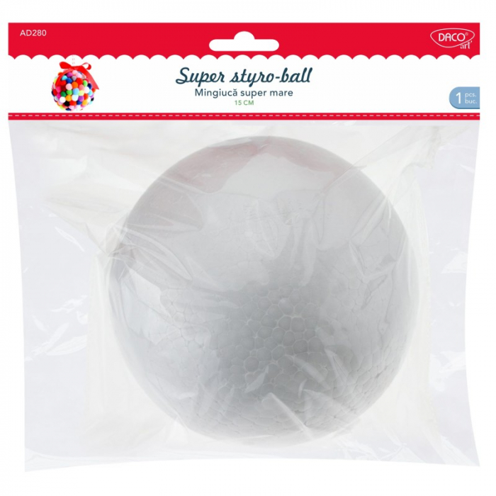 Accesorii craft - AD280 Mingiucă super mare, 15 cm DACO [1]