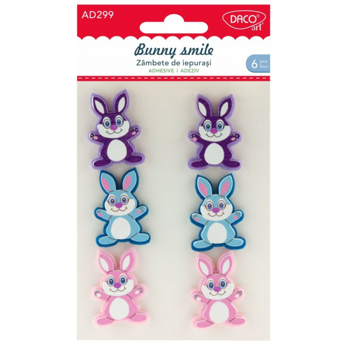 Accesorii craft - AD299 Zâmbete de iepurași DACO [1]