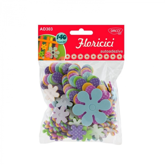 Accesorii craft - AD303 Floricici spumă DACO [1]