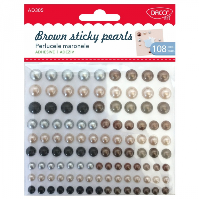 Accesorii craft - AD305 Perlucele maronele DACO [1]