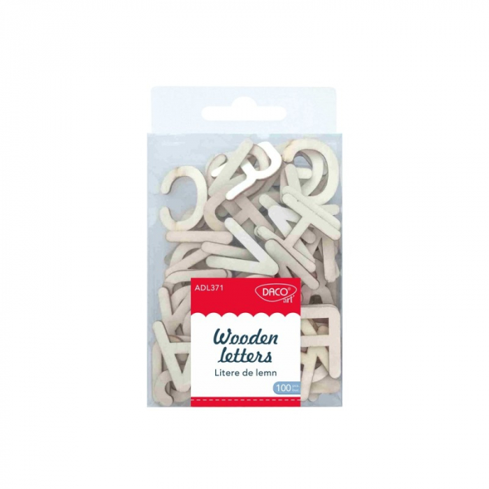 Accesorii craft - AD371 Litere de lemn DACO [1]
