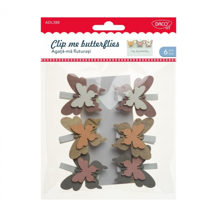 Accesorii craft - AD388 Agață-mă fluturași DACO [1]
