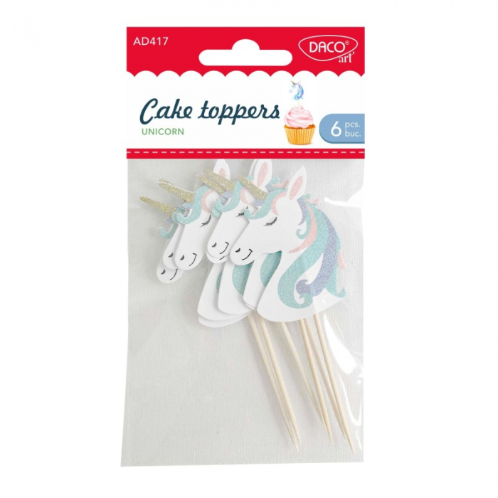 Accesorii craft - AD417 Cake Toppers Unicorn DACO [1]