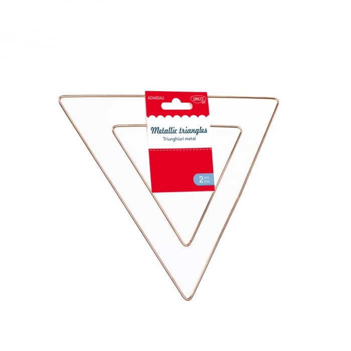Accesorii craft - AD445AU Triunghiuri metal DACO [1]
