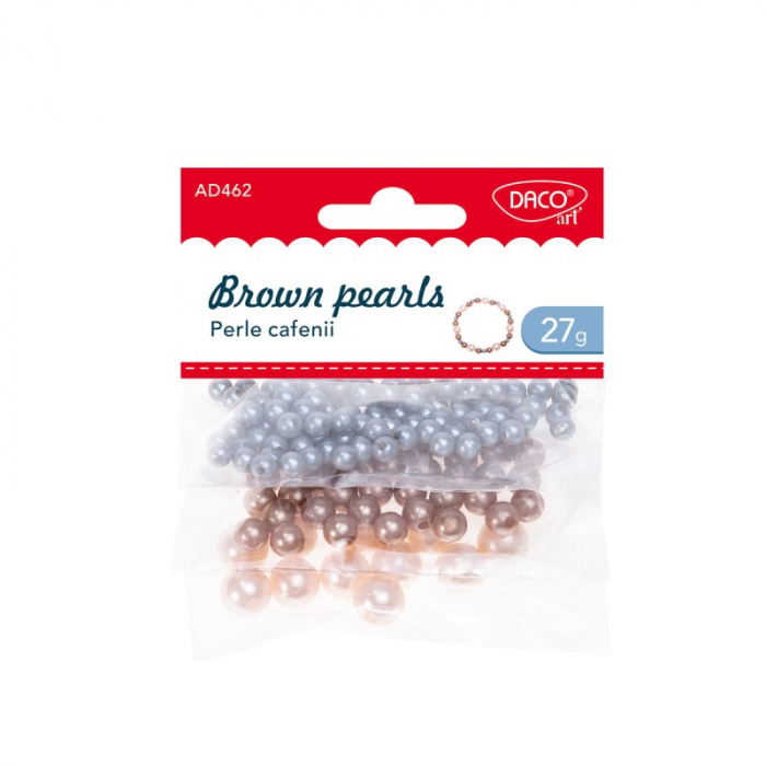 Accesorii craft - AD462 Perle cafenii 27 g DACO [1]