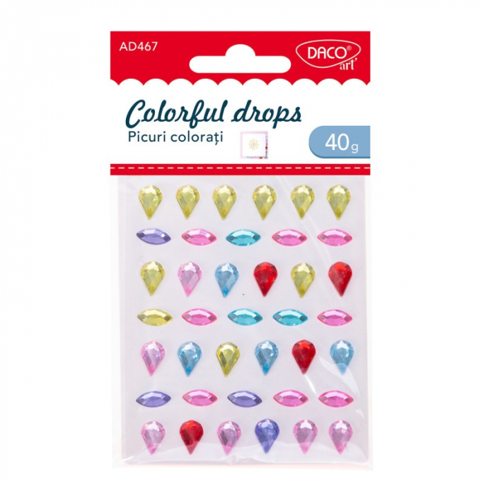 Accesorii craft - AD467 Picuri colorați DACO [1]