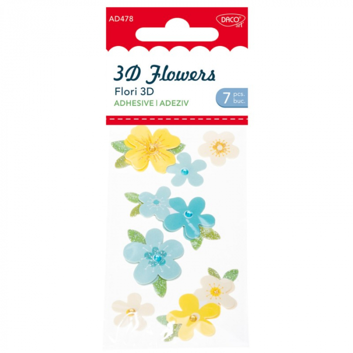 Accesorii craft - AD478 Flori 3D DACO [1]