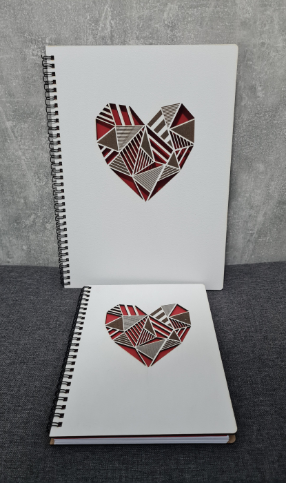 Agenda a4 mdf decupata inima [3]