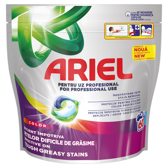 ARIEL Professional Color, detergent automat de rufe, capsule, 60 buc [1]