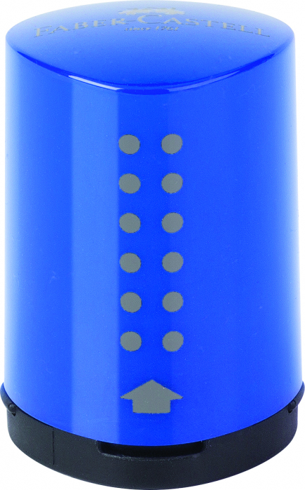 Ascutitoare plastic simpla cu container, mini. Surub de siguranta. Design Grip. [2]