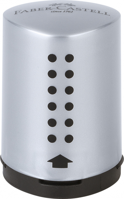 Ascutitoare plastic simpla cu container, mini. Surub de siguranta. Design Grip. [1]