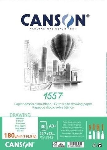 Bloc de schite Canson Sp 1557 Drawing 30 A3 180 g [1]