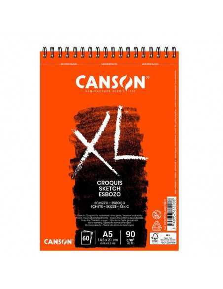 Bloc schite Canson XL A5, 60 file, 90g [1]