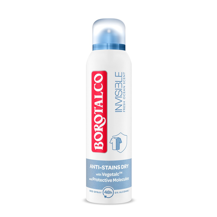 BOROTALCO Invisible Blue, Antiperspirant, spray, 150 ml [1]