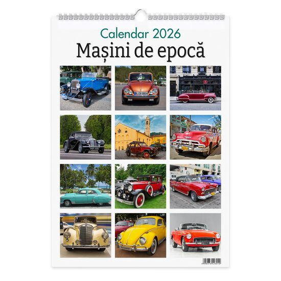 Calendar perete 2026 Masini de epoca [1]