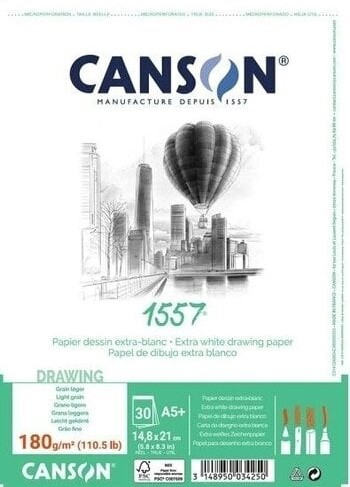 Canson Sp 1557 Drawing Caiet de schițe 30 A5 180 g [1]