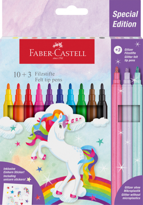 CARIOCA 10+3 CULORI UNICORNI FABER-CASTELL [1]