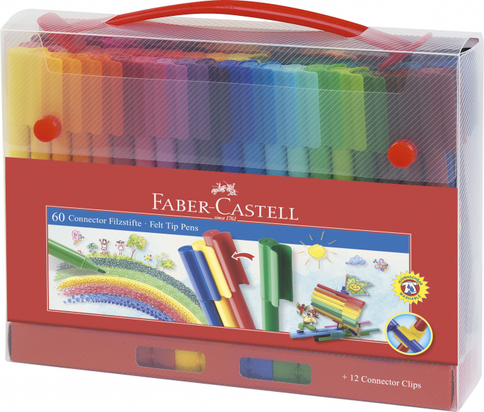 CARIOCA 60 CULORI CONNECTOR CUT CADOU FABER-CASTELL [1]