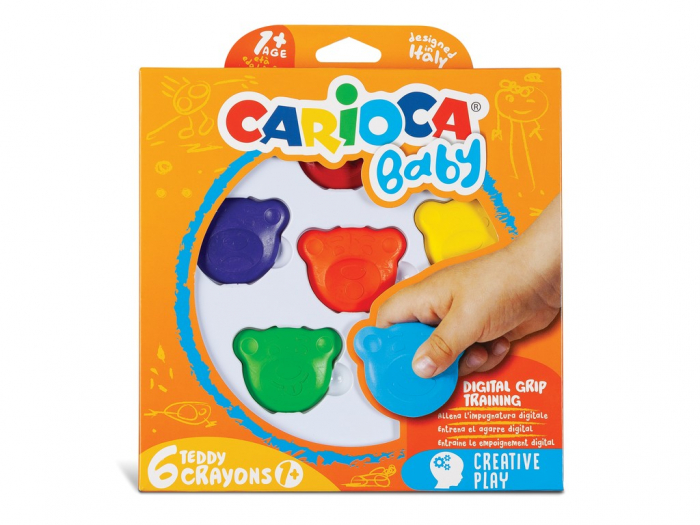 Carioca Baby 1+ creioane cerate Teddy [1]