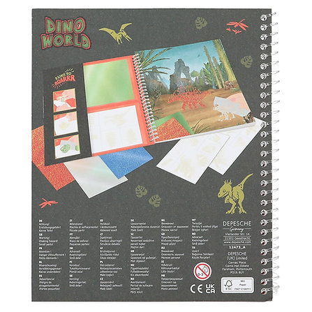 Carte Activitati Stick & Shine Dino World [4]