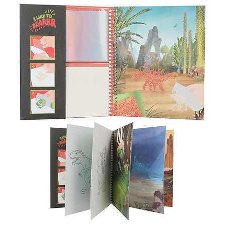 Carte Activitati Stick & Shine Dino World [3]