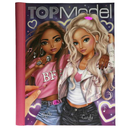Carte de colorat TOPModel cu LED și sunet - Prietena mea cea mai bună [2]