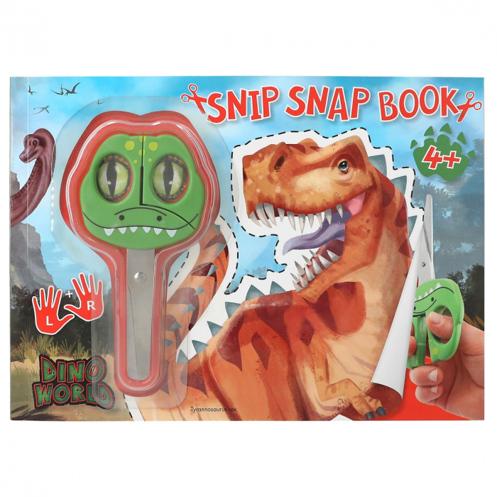 Carte de decupat Snip Snap Book Dino World [1]