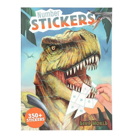 Carte Numere cu Stickere Dino World [1]