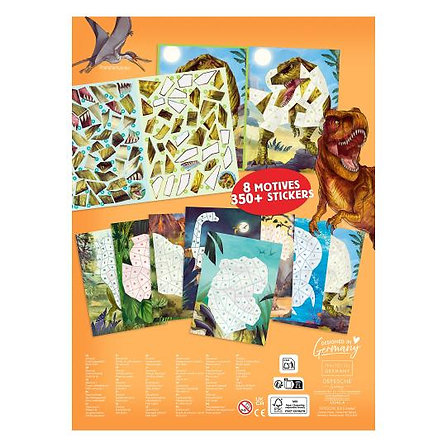 Carte Numere cu Stickere Dino World [6]