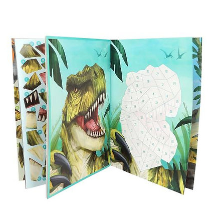 Carte Numere cu Stickere Dino World [5]