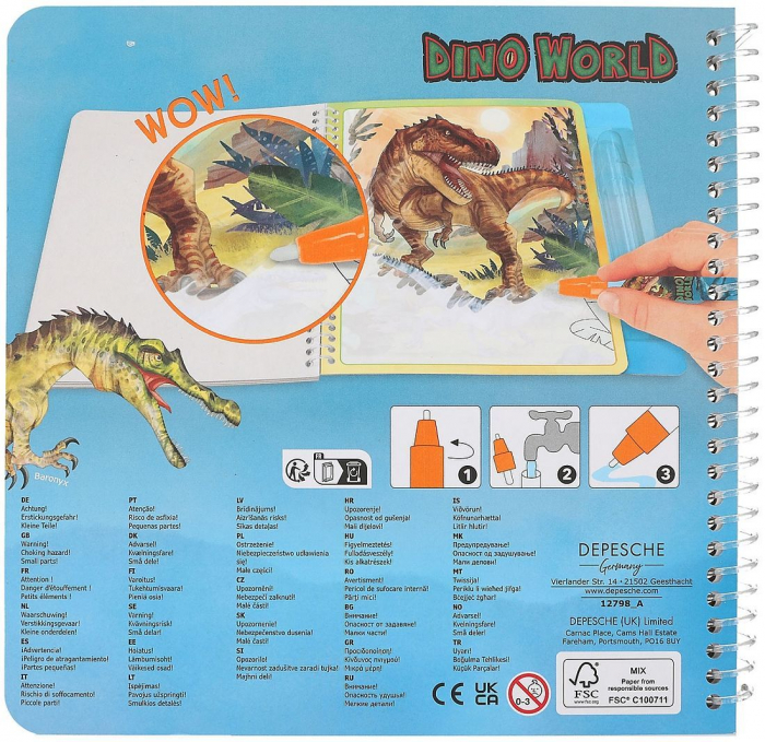 Cartea Dino World Aqua Magic [2]