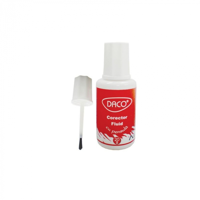 Corector fluid cu pensulă 20 g DACO [1]