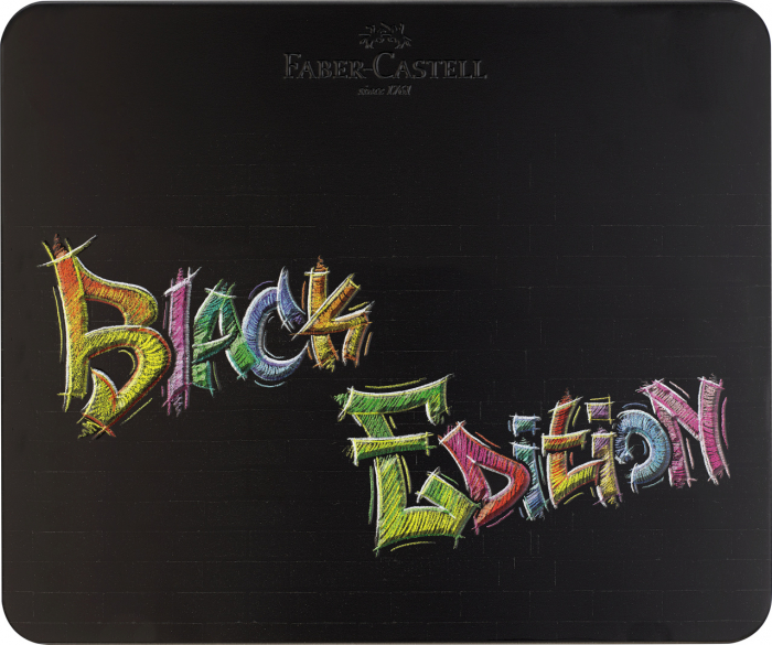 CREIOANE COLORATE 100 CULORI BLACK EDITION CUTIE METAL FABER-CASTELL [3]