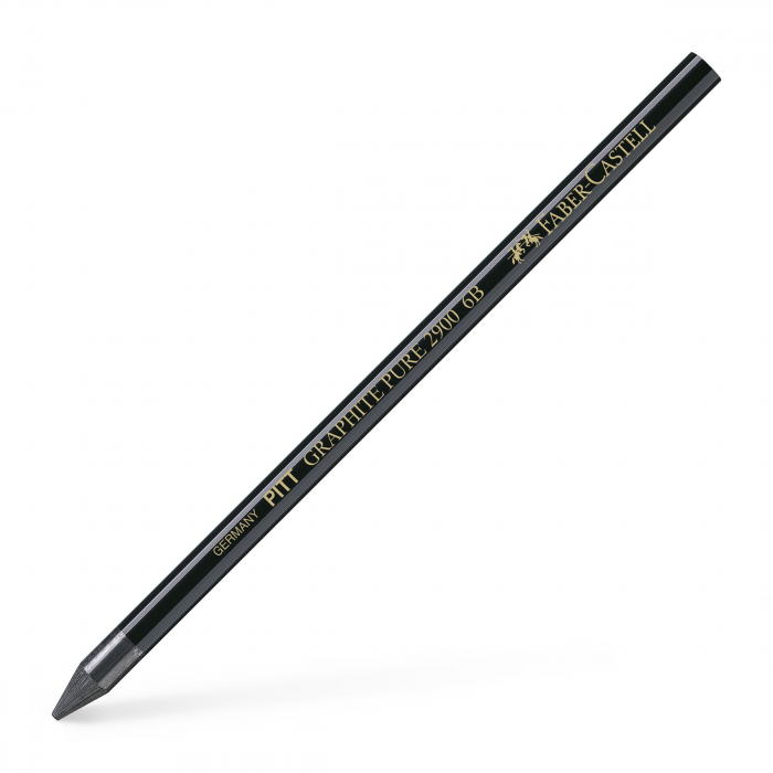CREION GRAFIT FARA LEMN 6B PITT MONOCHROME FABER-CASTELL [1]