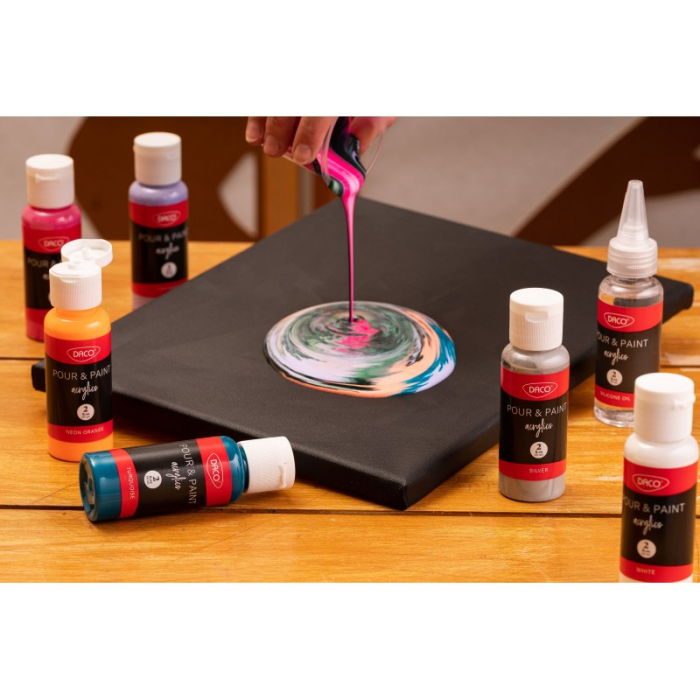 Culori acril 20 culori 60 ml Pouring DACO [3]