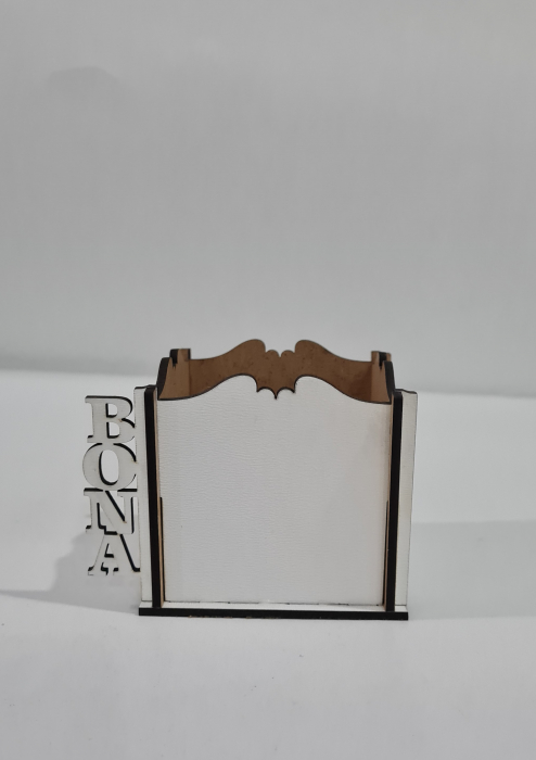 Cutiuta martisor mdf alb bona [3]