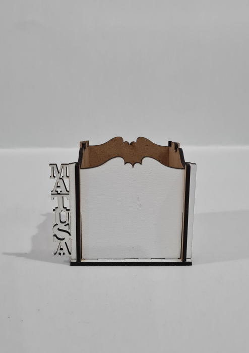 Cutiuta martisor mdf alb matusa [3]