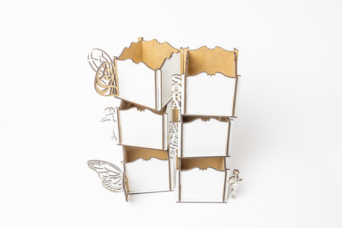 Cutiuta martisor mdf alb matusa [2]