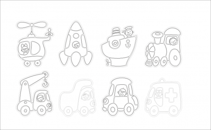 Decoratiuni Creative dc011 Transport Natur [1]